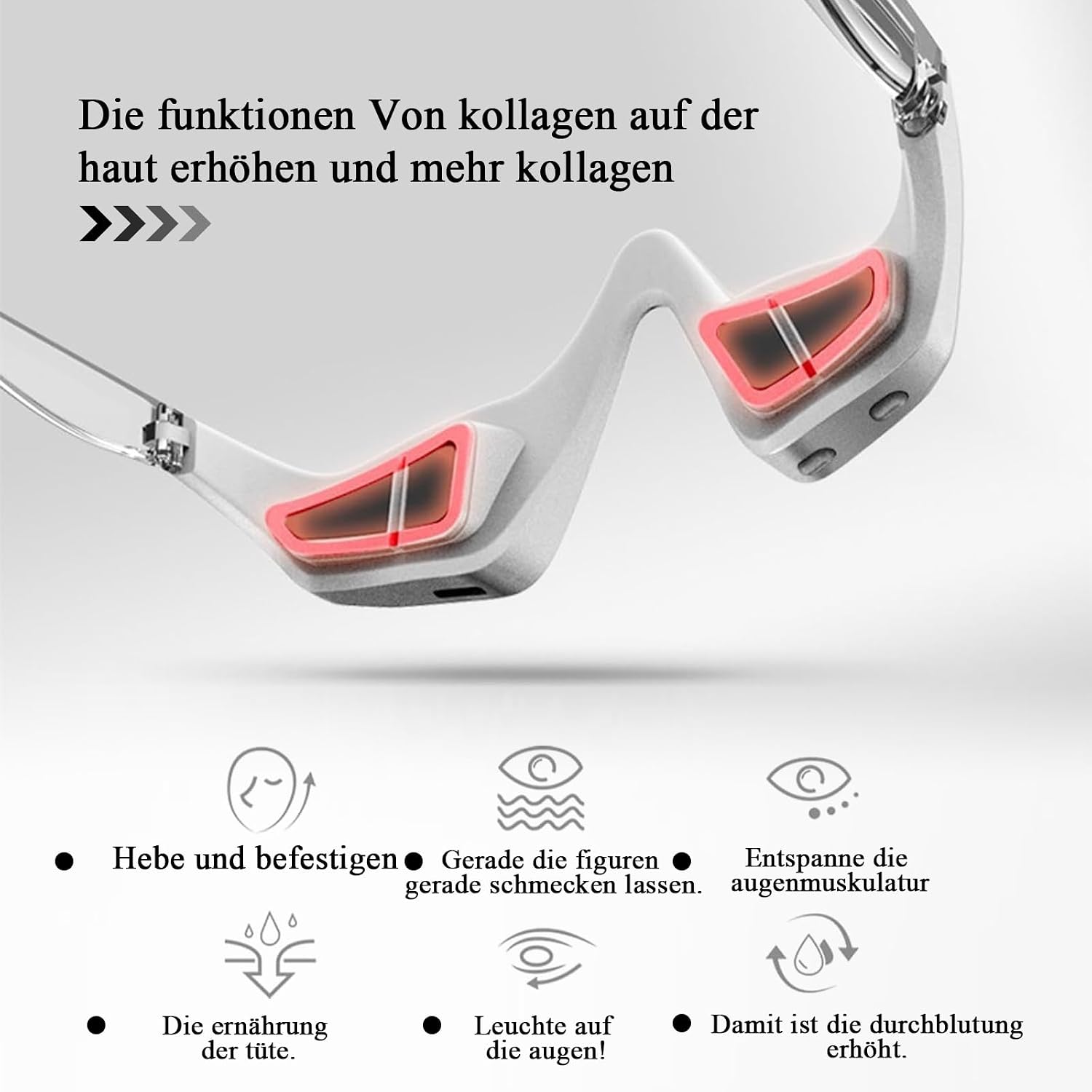 Eye Massager for Eye Beauty, 3D Eye Care Device with Vibration, Electric Vibration Eye Mask to Relieve for Swollen Eyes mobile detail 2