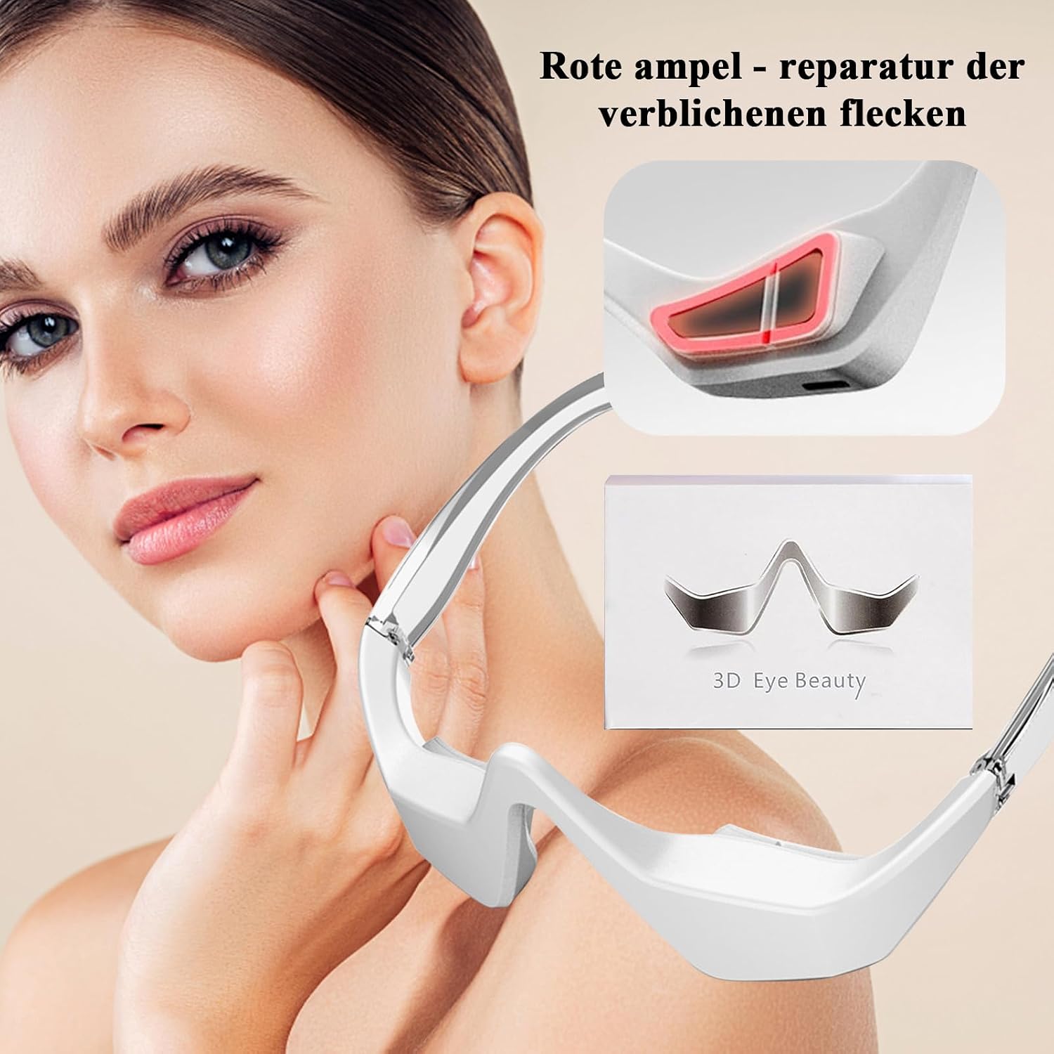Eye Massager for Eye Beauty, 3D Eye Care Device with Vibration, Electric Vibration Eye Mask to Relieve for Swollen Eyes mobile detail 5