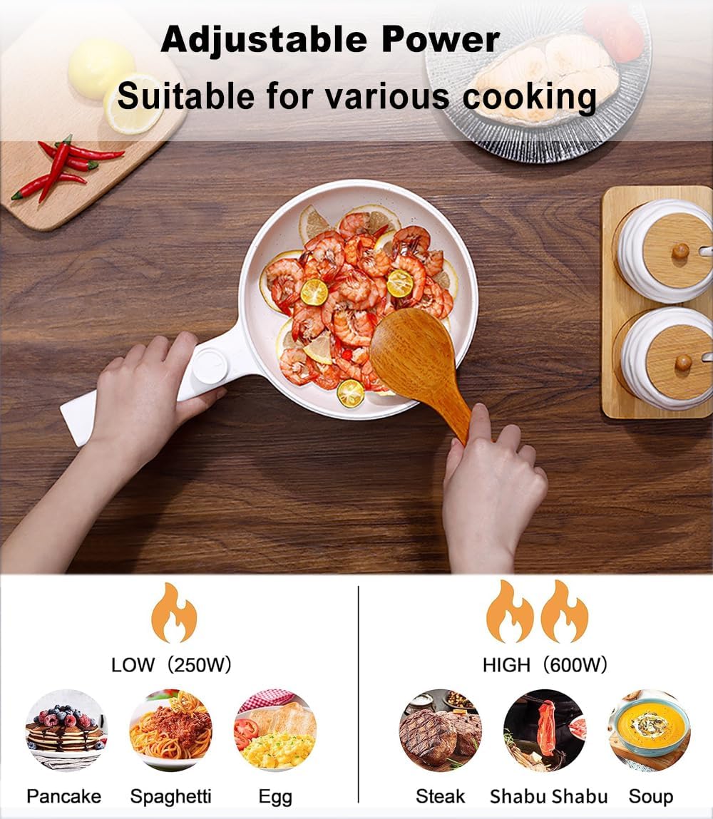 1.5L Electric Multi Cooker - 700W Dual Power Settings, Mini Hot Pot for Home and Dormitory, Versatile Kitchen Appliance mobile detail 1