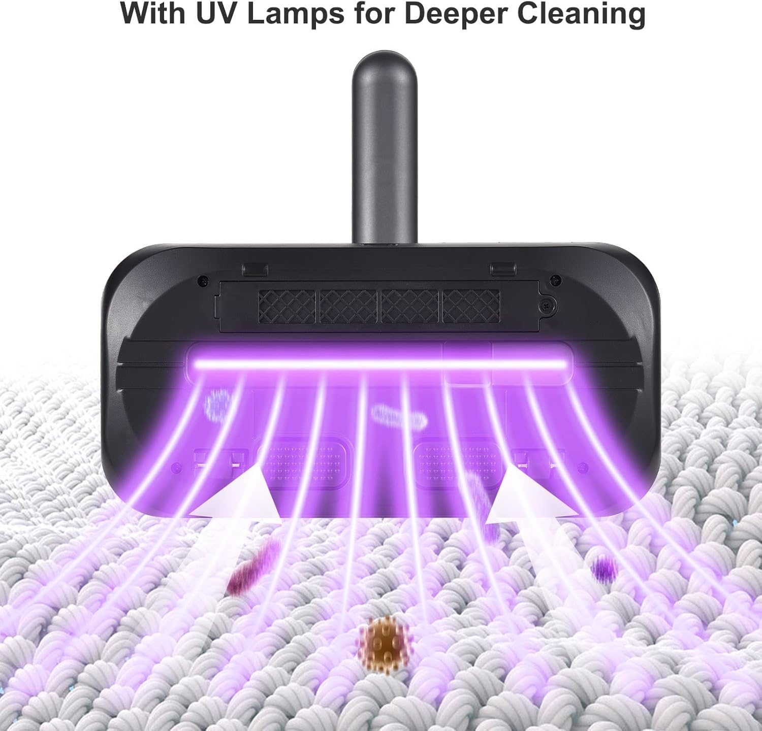 Compact Mattress Vacuum Cleaner – 100W Handheld Cordless with UV Light, 8000Pa Suction, and 250ml Dust Collection mobile detail 5