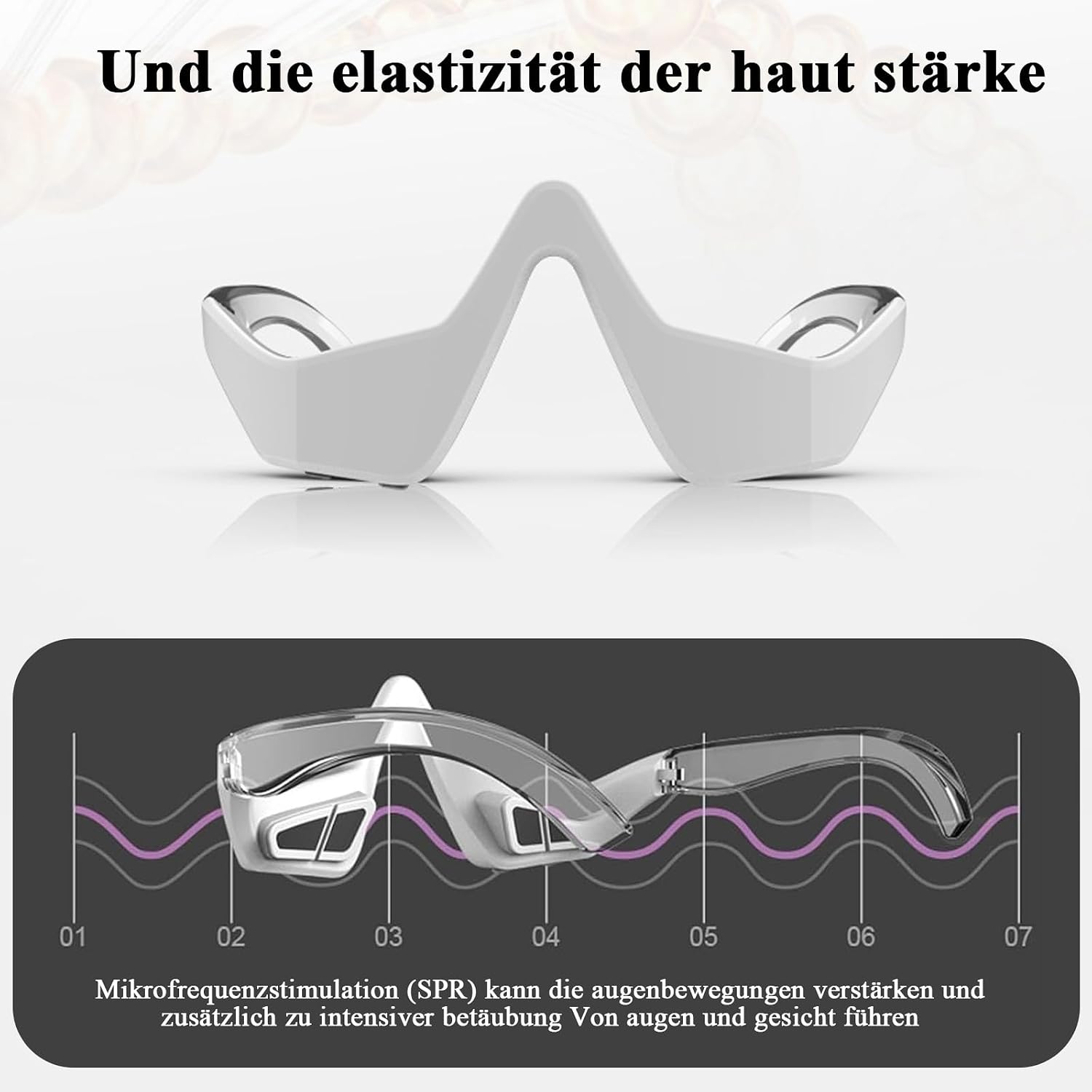 Eye Massager for Eye Beauty, 3D Eye Care Device with Vibration, Electric Vibration Eye Mask to Relieve for Swollen Eyes mobile detail 4