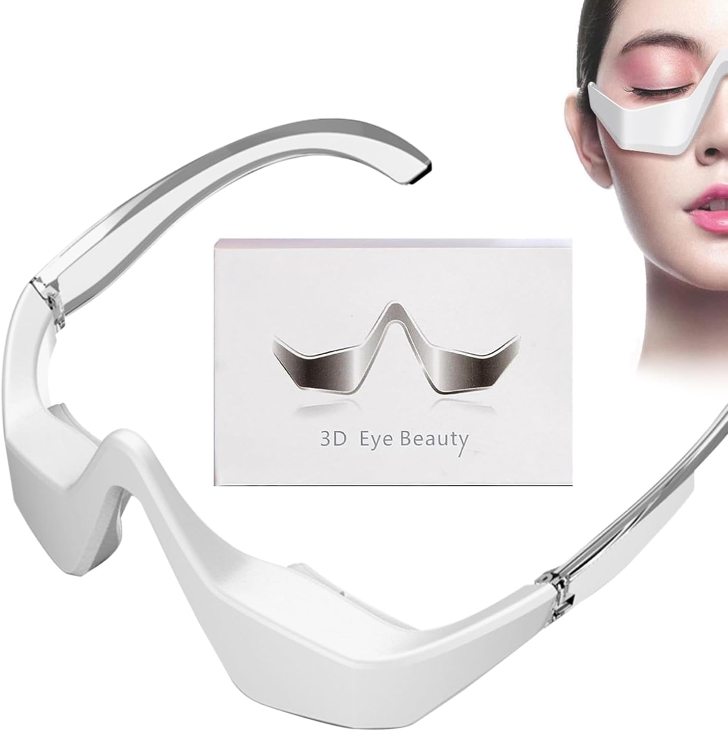 Eye Massager for Eye Beauty, 3D Eye Care Device with Vibration, Electric Vibration Eye Mask to Relieve for Swollen Eyes mobile detail 1
