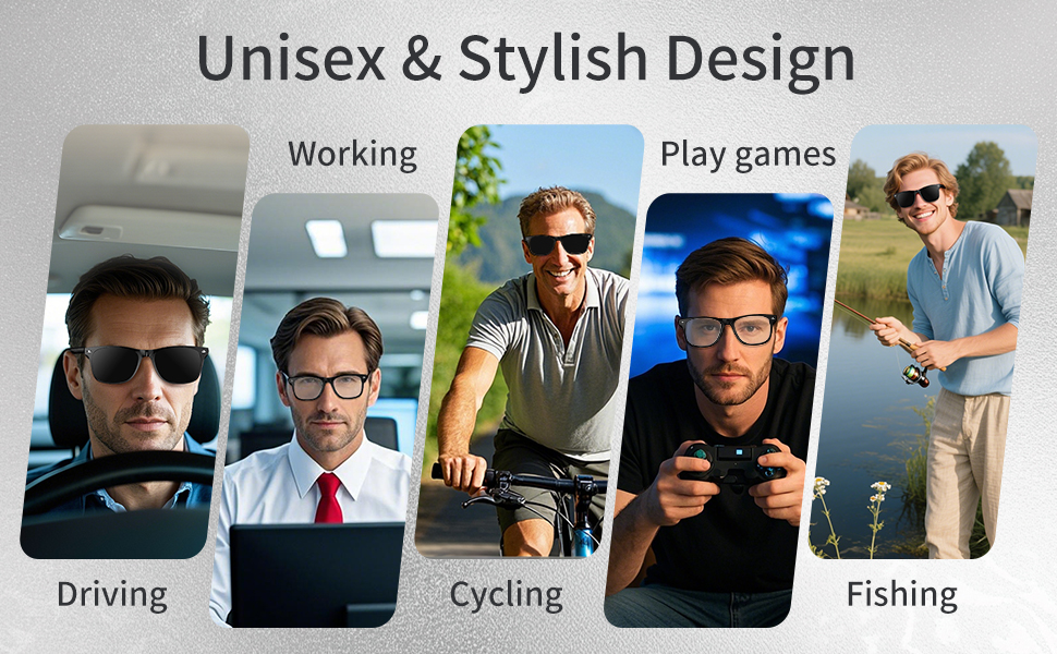 AI Smart Translation Glasses with Color-Changing Lenses & Built-In Speakers for Travel, Meetings and Business mobile detail 3